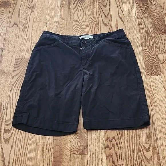 (2) Cleo Petites Slim Cargo Shorts Classic Black - Picture 1 of 9